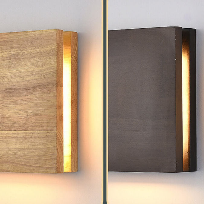 Wabi-sabi Rectangular LED Wall Sconce - Log Wood Design  

Illuminate your space with our Wabi-sabi Rectangular LED Wall Sconce. Crafted from natural log wood, this lamp embodies the beauty of imperfection. Perfect for modern, rustic, or minimalist decor,