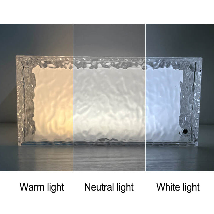 Acrylic RGB LED Ice Cube Table Lamp - Color Changing Decorative Light