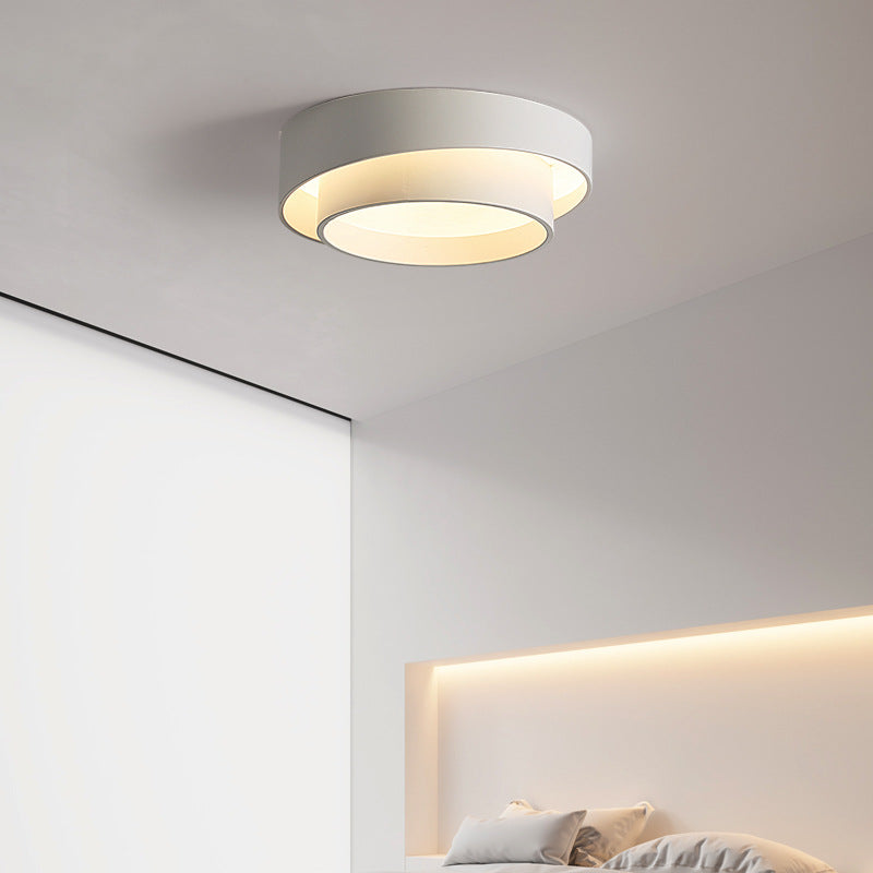 Modern Minimalist Overlapping Round LED Ceiling Light Fixture