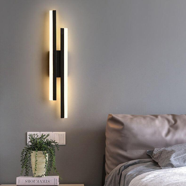 Modern Minimalist Iron Acrylic LED Wall Sconce Light