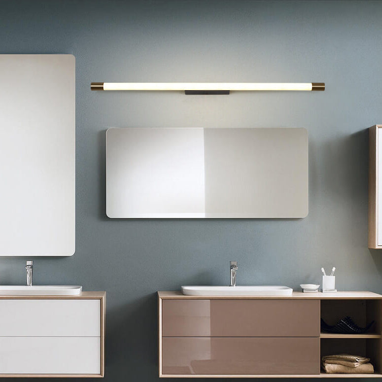 Modern Minimalist LED Wall Sconce - Thin Tube Aluminum Lamp for Living Room