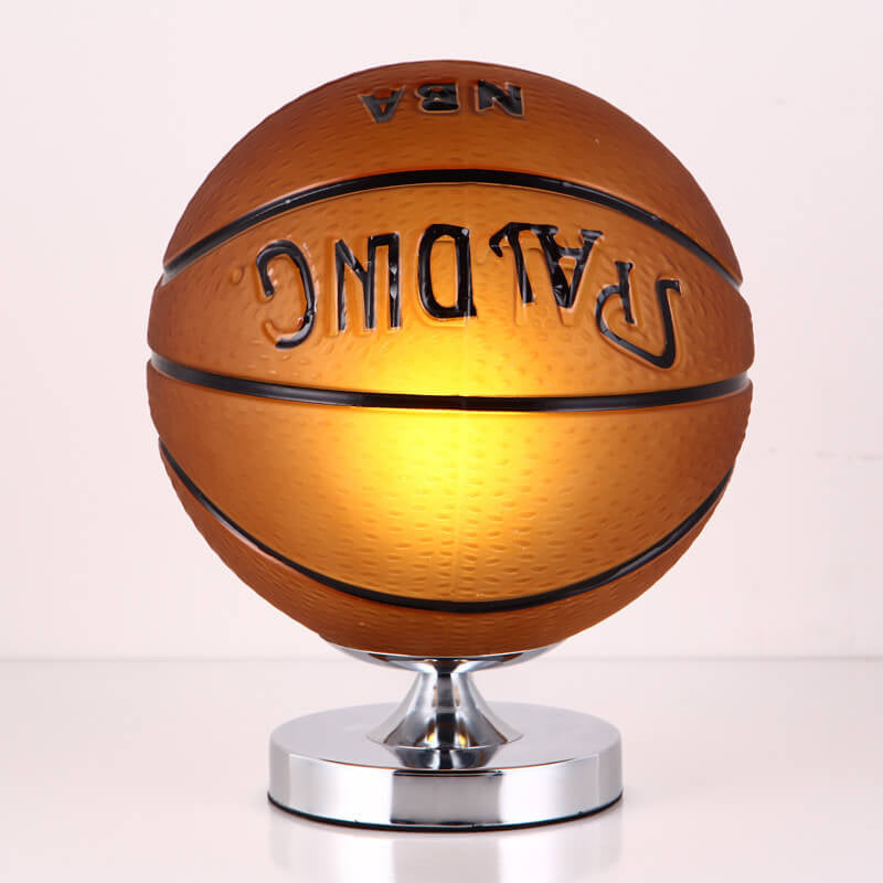 Children's Creative Sports Ball Design Table Lamp | Kids Room Decor | Sports-Themed Lighting | Unique Night Light for Boys & Girls | Fun Bedroom Accessory | Soccer, Basketball, Baseball Lamp | Ideal Gift for Young Athletes