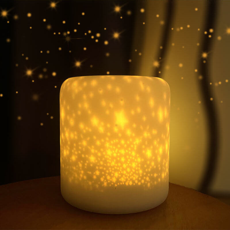 Starry Silicone LED Night Light Table Lamp - USB Charging, Creative Star Projector, Cute Kids Room Decor, Portable Soft Light, Rechargeable LED Lamp, Mood Lighting for Bedroom, Nursery, Baby Shower Gift, Adjustable Brightness, Unique Home Accent, Perfect