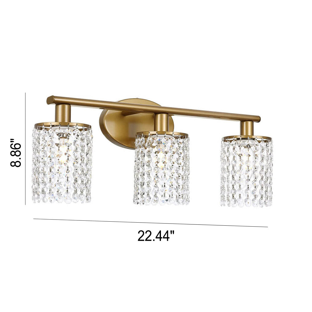 Creative 2/3-Light Particle Cup Shape Vanity Wall Sconce Lamp