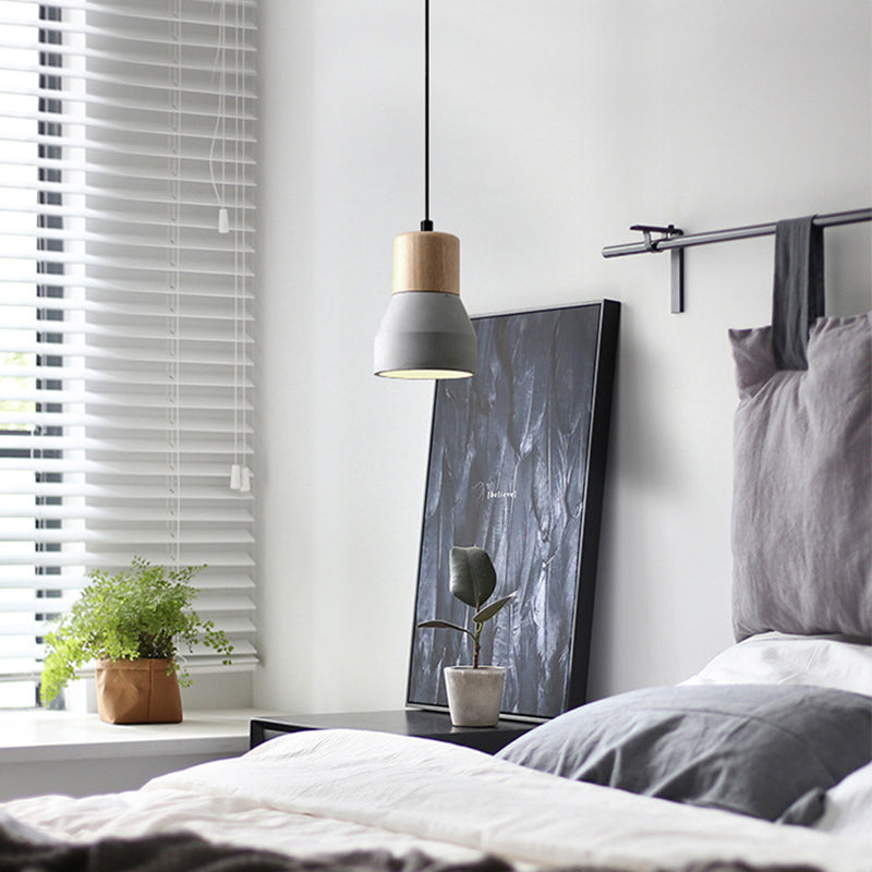 Nordic Tapered 1-Light Mini LED Pendant Light