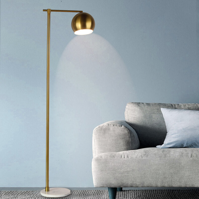 Nordic Light Luxury Iron Floor Lamp - 1-Light Standing Design
