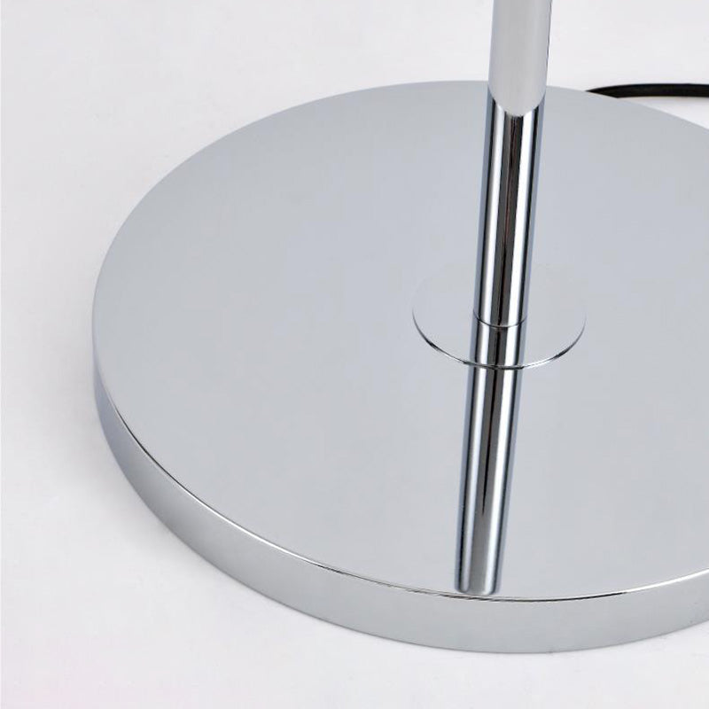 Modern Simplicity Half Round Acrylic Floor Lamp - 1-Light Design for Living Room