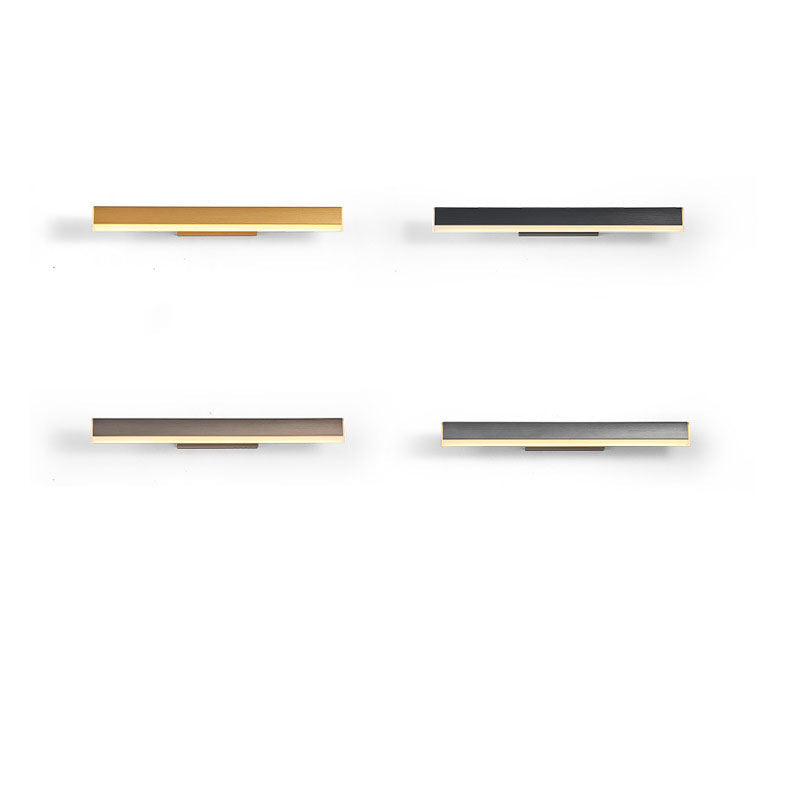 Modern Minimalist Aluminum LED Vanity Light for Bathroom Mirror Wall Sconce