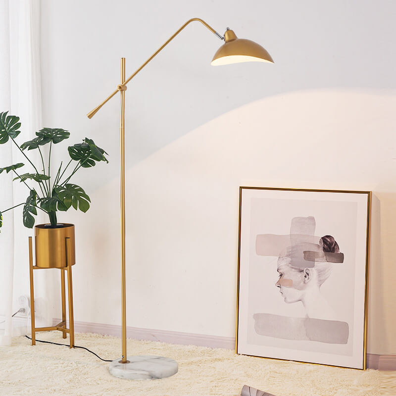Modern Adjustable 1-Light Floor Lamp - Stylish Standing Lighting for Home and Office