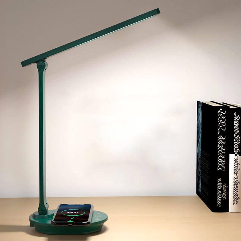 Modern Folding LED Desk Lamp - Wireless Rechargeable Eye Care Light