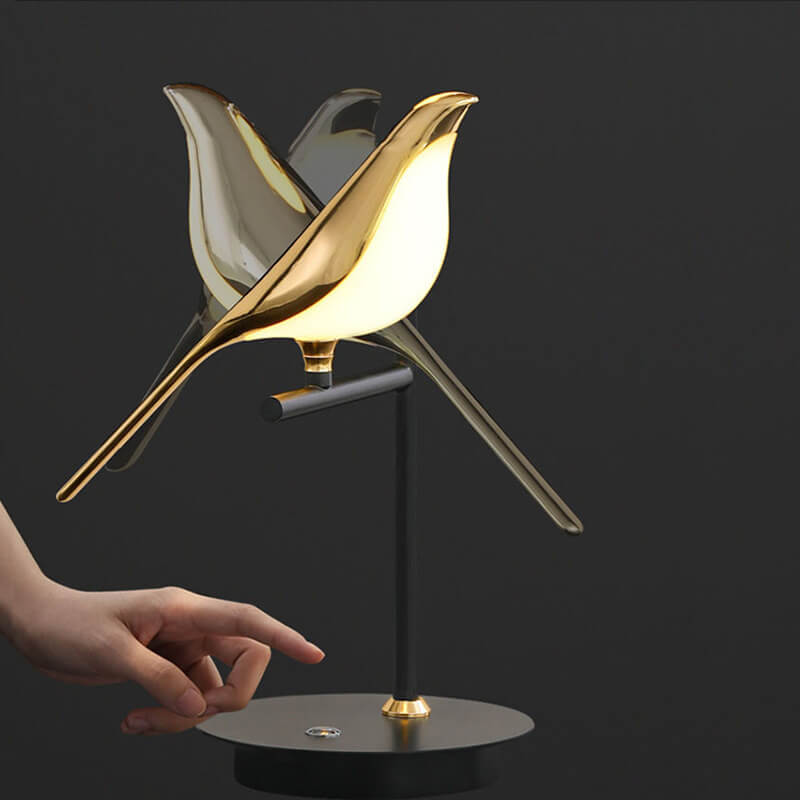 Nordic Minimalist Magpie LED Table Lamp - Contemporary Bird Design, Soft Light, Energy Efficient, Ideal for Home Decor
