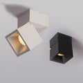 Modern Black & White Foldable LED Semi-Flush Mount Light