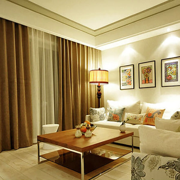 Modern European Retro Pleated Floor Lamp - 1-Light Designer Lighting