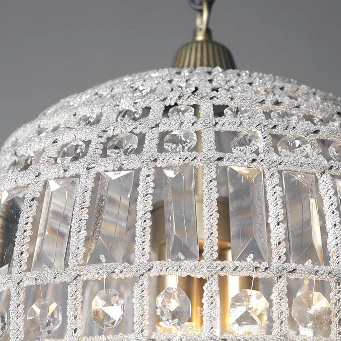 Modern Art Deco Hot Air Balloon Iron Crystal Chandelier - 1/3/6 Light for Living Room
