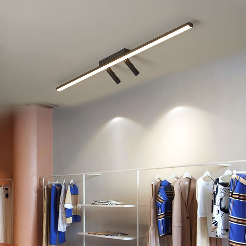 Nordic Minimalist Acrylic LED Track Spotlight Flush Mount Ceiling Light