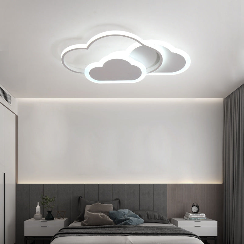 Cartoon Creative Cloud LED Flush Mount Ceiling Light, Modern Kids Room Decor, Colorful Ceiling Lamp, Fun Cartoon Design for Nursery, Energy-Efficient Lighting, Children's Bedroom Lighting Fixture, Playful LED Light for Kids, Unique Flush Mount Ceiling Fix
