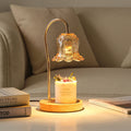Modern Creative Simple Solid Wood Lily Of The Valley 1-Light Melting Wax Table Lamp - Unique Home Decor, Elegant Indoor Lighting, Contemporary Design, Handmade Accent Light, Rustic Wood Lamp, Stylish Bedroom and Living Room Decor, Decorative Lighting Fixt