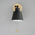 Nordic Minimalist Rotatable Wood 1-Light Wall Sconce Lamp Serene Design