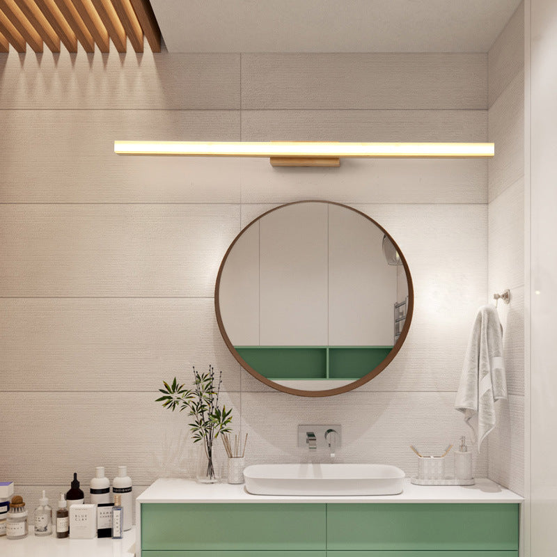 Nordic Minimalist Wooden LED Wall Sconce Vanity Light
