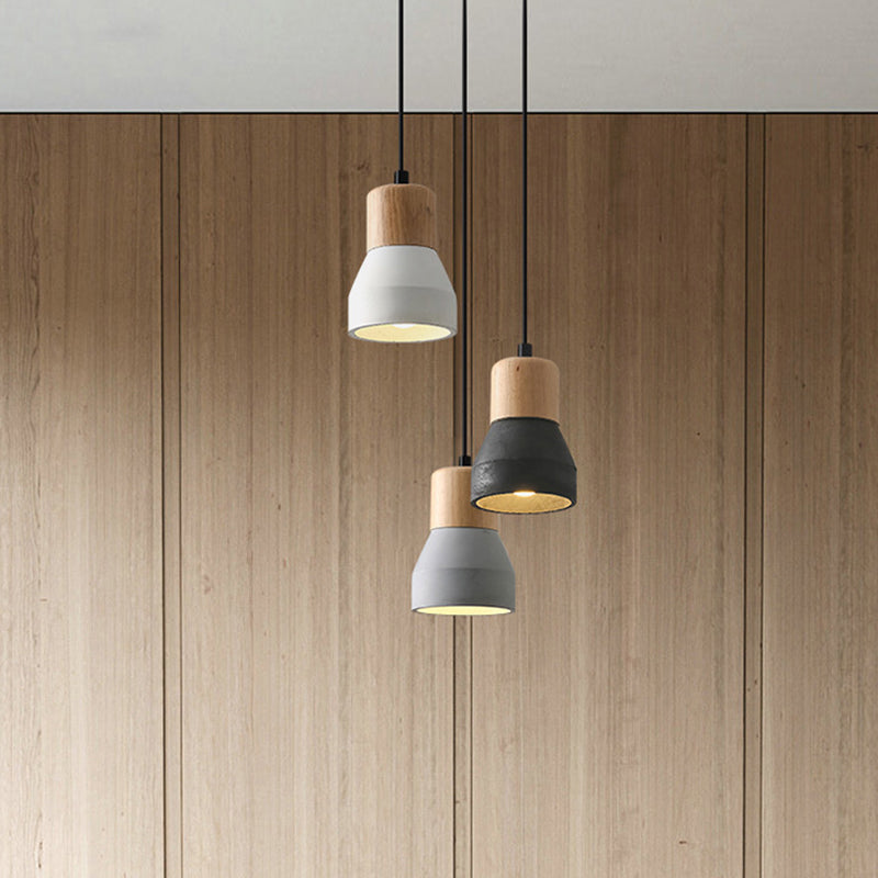 Nordic Tapered 1-Light Mini LED Pendant Light