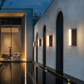 Modern Acrylic Solar LED Garden Wall Light - Waterproof Outdoor Lighting