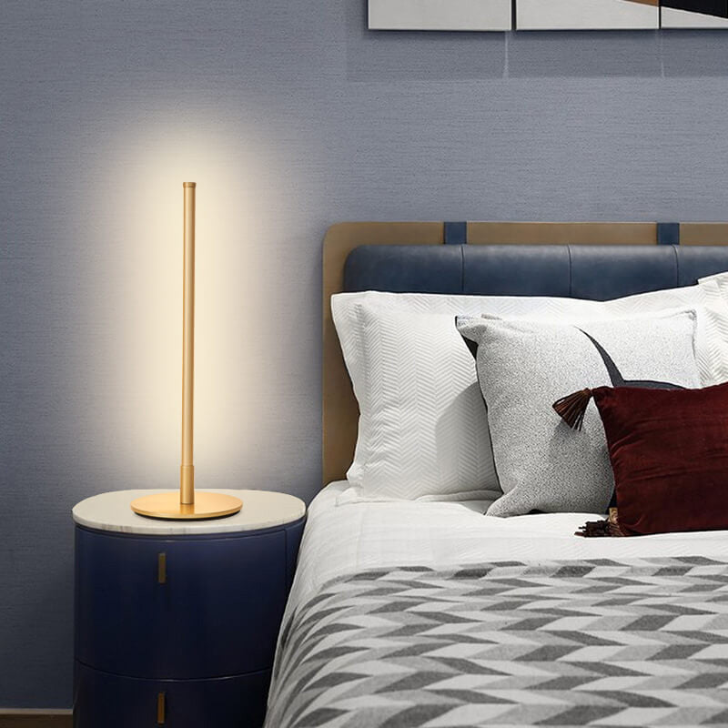Modern Minimalist Linear Linear Line LED Table Lamp Stylish Desk Light Adjustable Brightness Home Office Lighting Energy-Efficient Compact Design Contemporary Decor Accent Light USB Rechargeable Modern Decor