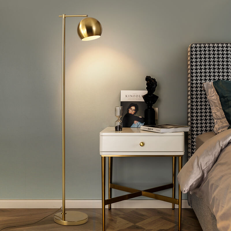 Nordic Light Luxury Iron Floor Lamp - 1-Light Standing Design