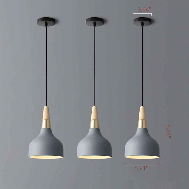 Modern Macaron Disc 1-Light Pendant Light - Creative Ceiling Fixture for Home Decor