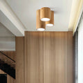 Nordic Creative Log Tube LED Flush Mount Ceiling Light