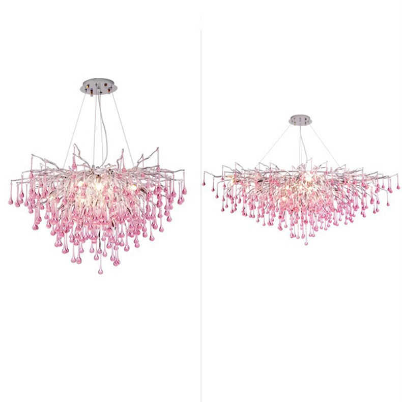 Modern Luxury Crystal Glass Chandelier - 6/8/10/14 Branch Design for Dining Room