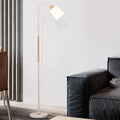 Modern Minimalist Iron Floor Lamp - 1-Light Standing Design, Adjustable Height, Industrial Home Lighting