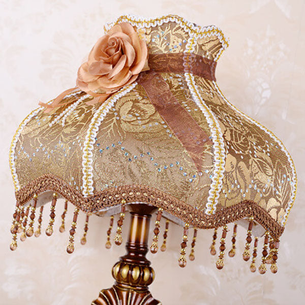 European Vintage Fabric Tassel Resin Court 1-Light Table Lamp – Elegant Home Decor Lighting, Vintage Table Lamp, Fabric Shade Lamp, Boho Chic Decor, Rustic Resin Lamp, Indoor Lighting, Stylish Bedroom Accent, Antique Design, Unique Living Room Lamp, Decor