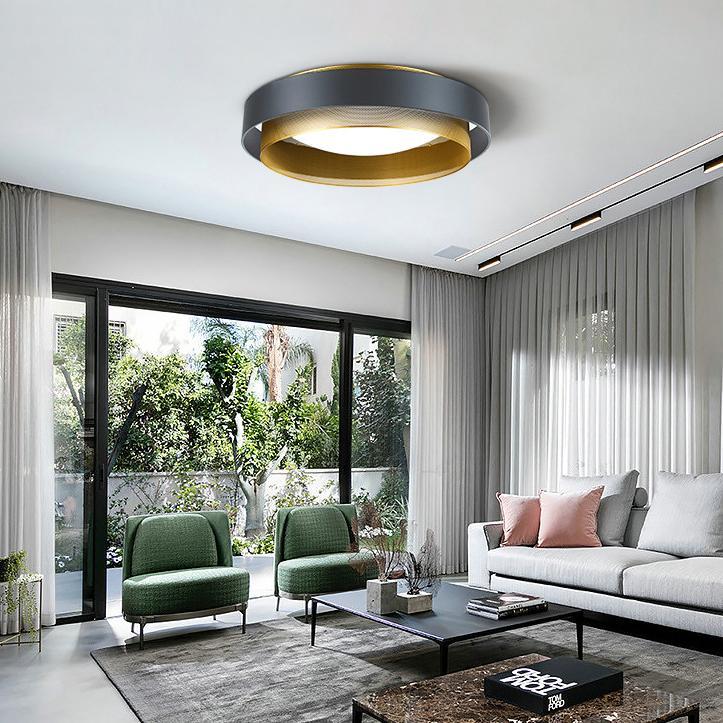 Nordic Minimalist Flush Mount Ceiling Lamp - Post-Modern Design, LED Lighting, Modern Home Decor, Scandinavian Style, Energy Efficient, Ceiling Fixture