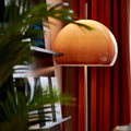 Contemporary Retro Mushroom Glass 2-Light Floor Lamp for Living Room