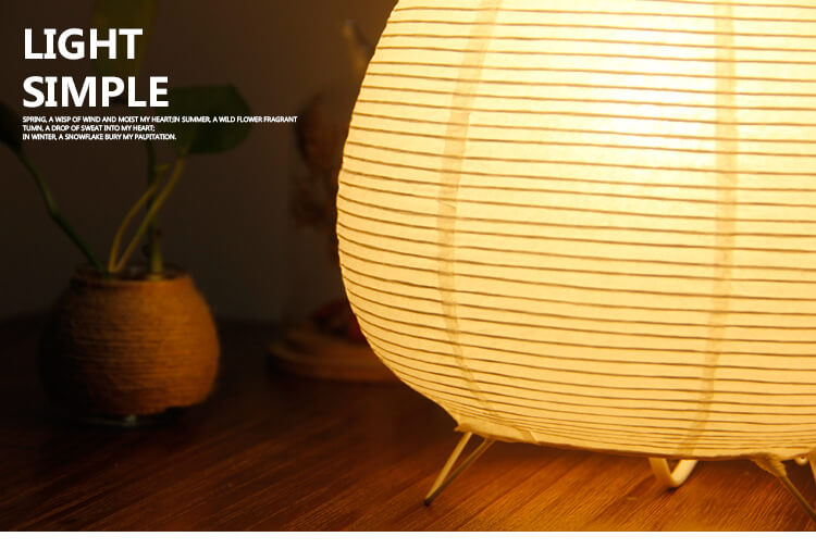 Nordic Minimalist Xuan Paper Lantern 1-Light Table Lamp, Modern Decorative Lighting, Scandinavian Design Home Decor, Energy Efficient LED Table Lamp, Unique Night Stand Light, Stylish Living Room Accent, Asian-Inspired Interior Lighting, Japanese Style La