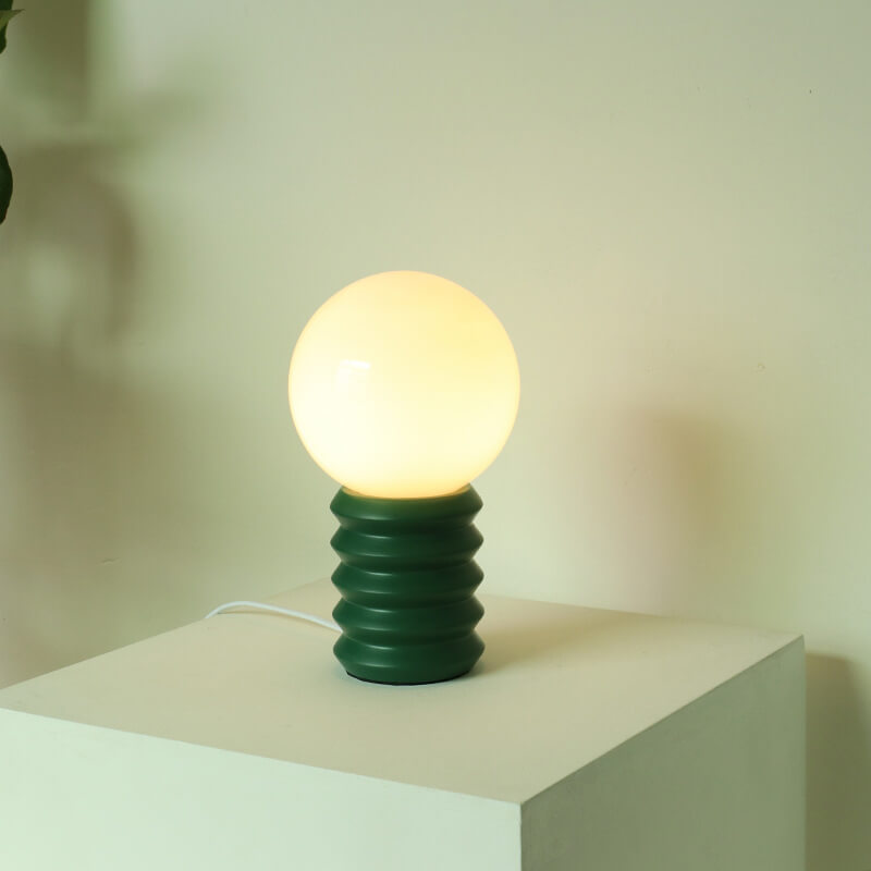 Vintage Orange Solid Glass 1-Light Table Lamp, Mid-Century Modern Lighting, Retro Home Decor, Warm Ambient Light for Living Room, Unique Desk Lamp, Artisanal Glass Table Lamp, Stylish Nightstand Light, Vintage-Inspired Lighting, Handcrafted Glass Lampshad