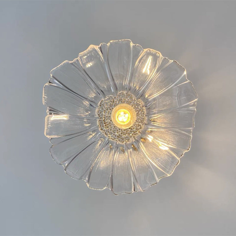 Vintage Lotus Leaf Brass Pendant Light - 1-Light Fixture for Living Room