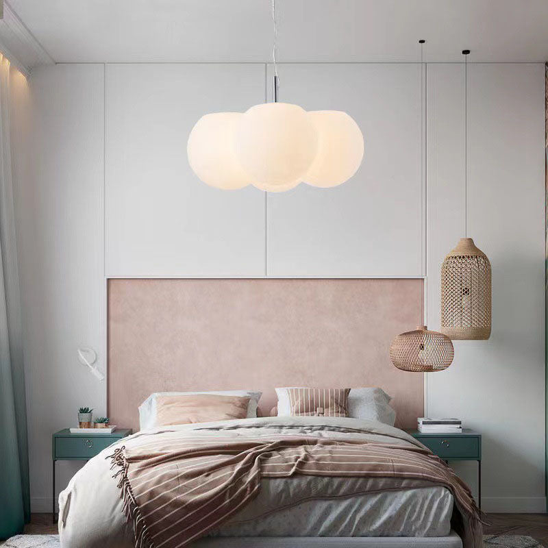 Modern Minimalist Flower Bubble LED Ceiling Light for Kids, Flush Mount Design, Colorful Nursery Lighting, Children's Room Decor, Energy-Efficient Illumination, Playful Floral Pendant Light, Cute Bedroom Fixtures, Stylish Ambient Lighting for Toddlers