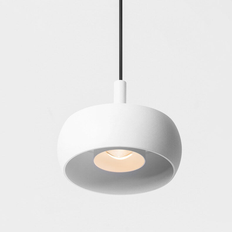 Nordic Minimalist Dome Aluminum LED Pendant Light Retractable