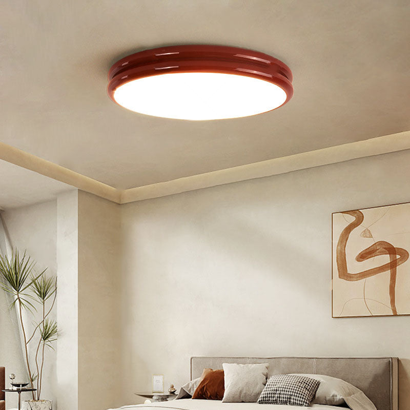 Modern Eye Care Children's Wrought Iron Round LED Flush Mount Lighting, Kids Bedroom Ceiling Light Fixture, Nursery Lighting, Playroom Illumination, Adjustable Brightness, Energy Efficient Childrens Light, Decorative Light for Kids Room, Stylish Flush Mou