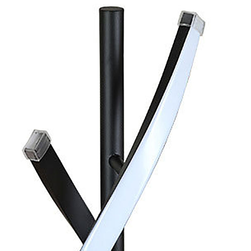 Minimalist 1-Light Spiral LED Floor Lamp - Modern Lighting Solution for Home Decor
