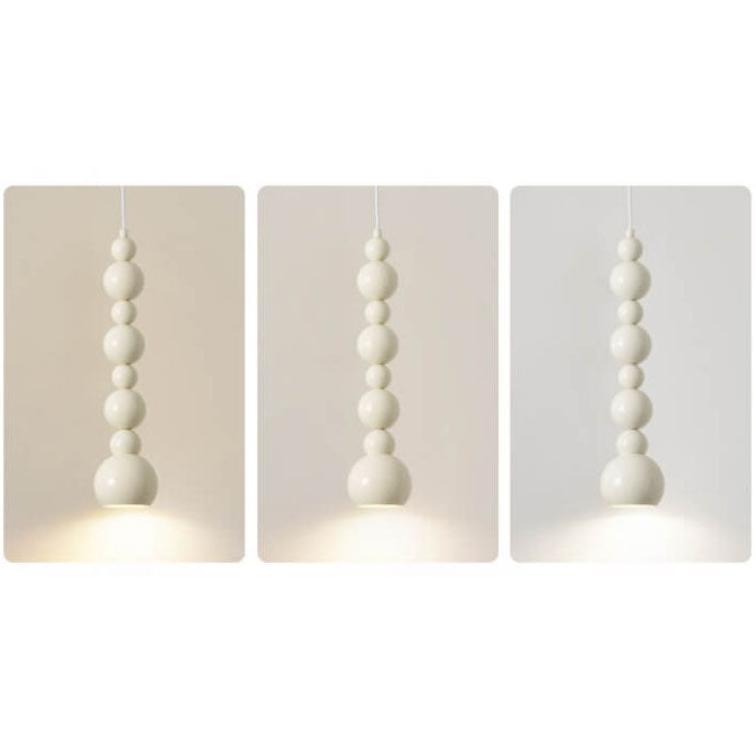 Creative Cream Iron Gourd Skewers Chandelier - 4/8 Light Modern Lighting Fixture