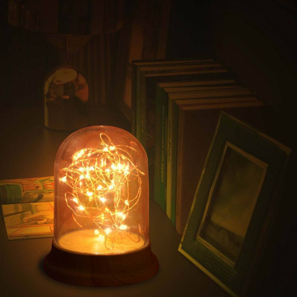 Contemporary ABS PC Fire Tree Night Light USB LED Table Lamp for Bedroom, Decorative 3D LED Lamp, Modern Bedside Nightlight, USB Rechargeable Lights, Atmosphere Lamp for Home Decor, Stylish Nightlight for Kids and Adults, Unique Gift Idea