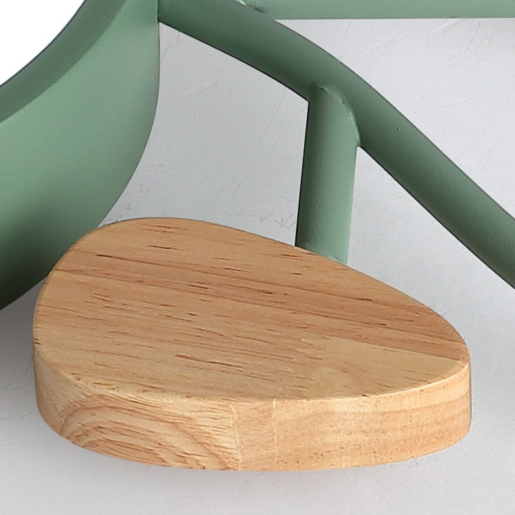 Contemporary Bicycle Acrylic Wood LED Ceiling Light for Kids Room