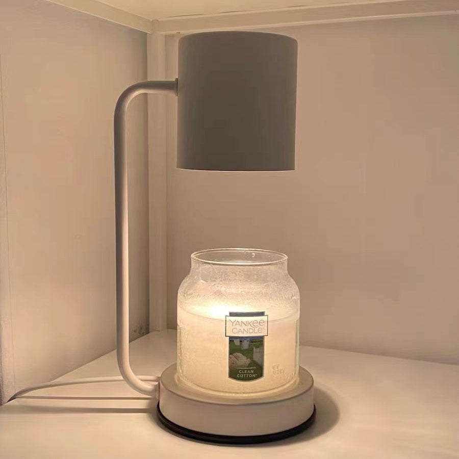 Contemporary Nordic Melting Wax Table Lamp - Iron Cylinder Shade 1-Light for Study