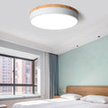 Modern Minimalist Macaron Acrylic LED Flush Mount Ceiling Light for Bedroom