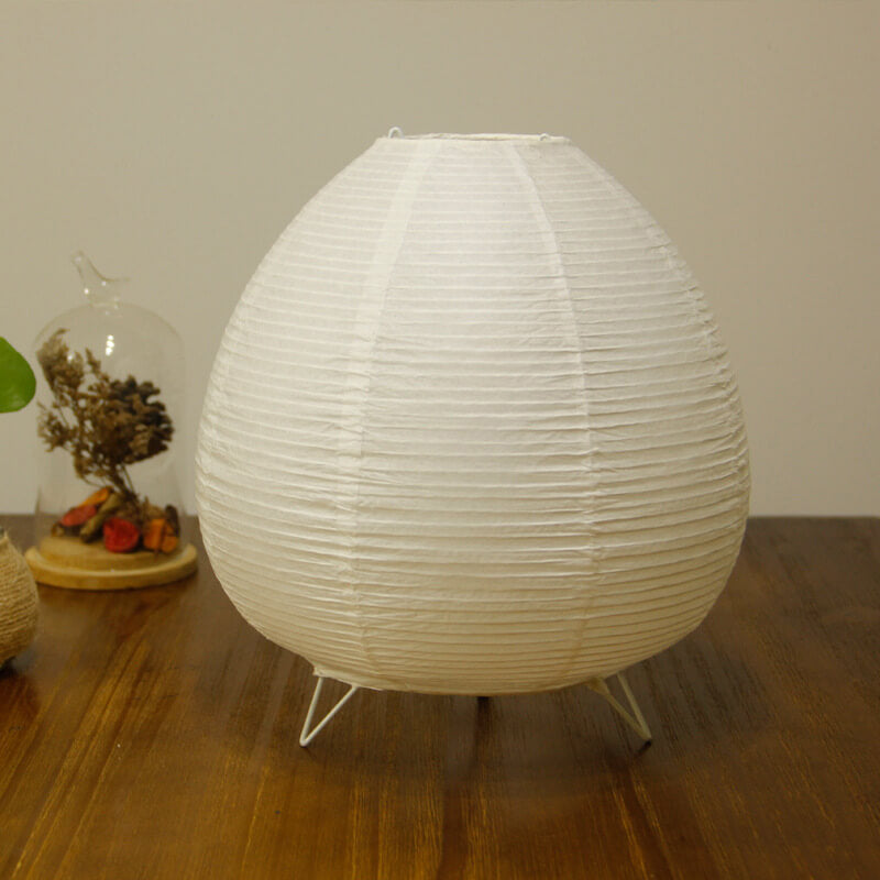 Nordic Minimalist Xuan Paper Lantern 1-Light Table Lamp, Modern Decorative Lighting, Scandinavian Design Home Decor, Energy Efficient LED Table Lamp, Unique Night Stand Light, Stylish Living Room Accent, Asian-Inspired Interior Lighting, Japanese Style La