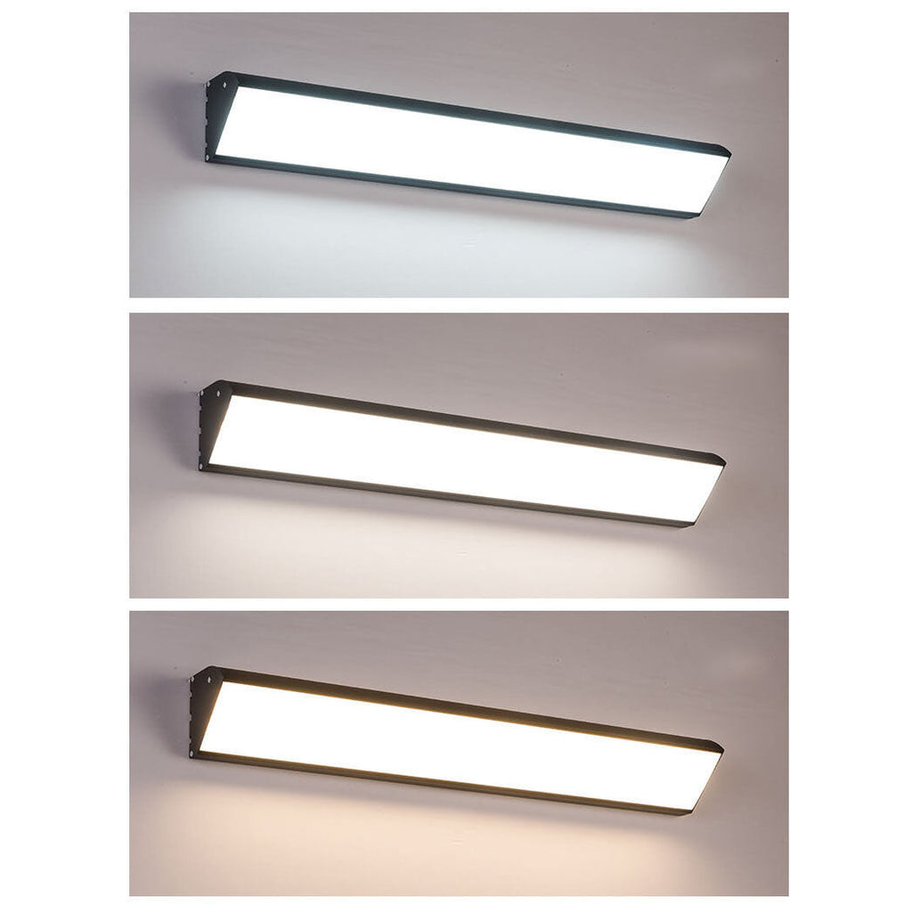 Modern Minimalist LED Wall Sconce - Aluminum Acrylic Waterproof Indoor Outdoor Lamp