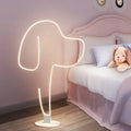 Contemporary LED Floor Lamp for Bedroom - Iron Aluminum Acrylic Design for Cats & Dogs