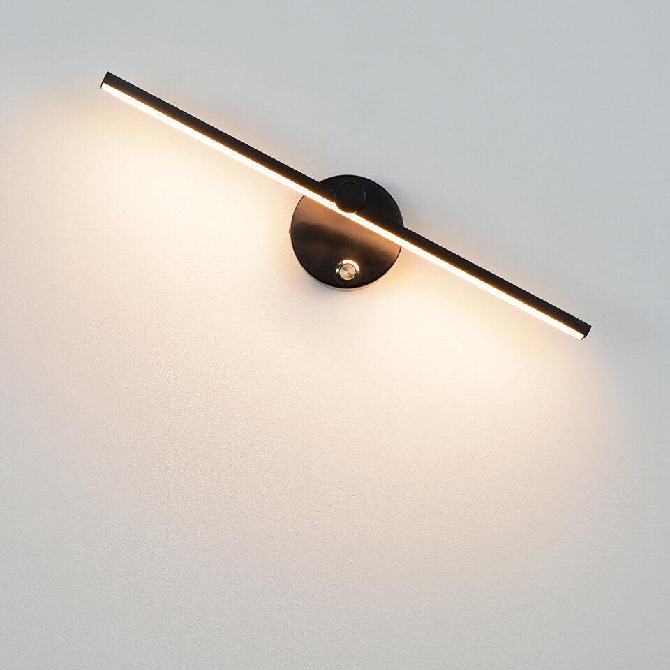 Nordic Minimalist Aluminum LED Wall Sconce Mirror Lamp